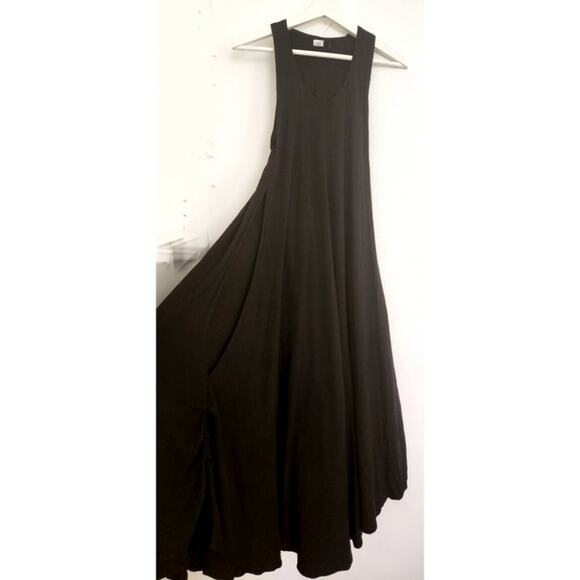 BAZAAR NWT BOHEMIAN BLACK SLEEVELESS CASUAL DRESS - Picture 3 of 7